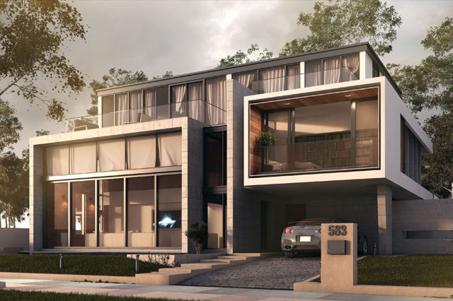 Exterior House Rendering